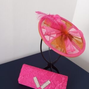 Conjunto Tocado y Bolso - Cartera