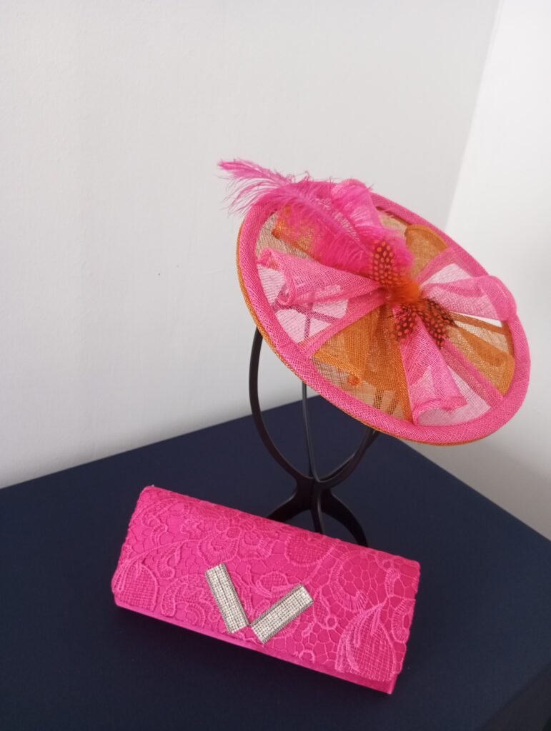 Conjunto Tocado y Bolso - Cartera